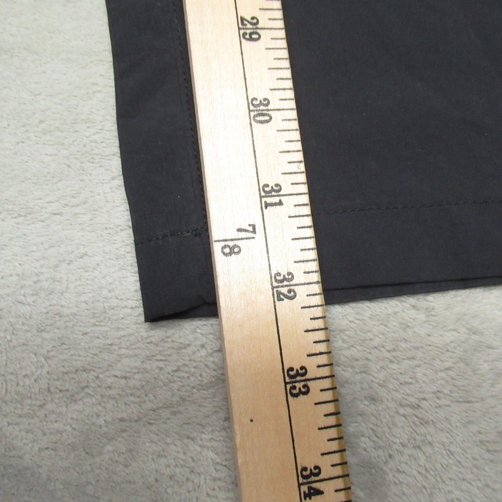 Fjallraven Pants Womens 2 Black Belted High Coast Trail Trousers Hiking 27x32 - Picture 8 of 16
